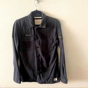 TNA Military Shacket. Size XS. Color:grey. Excellent condition. Great fall layer